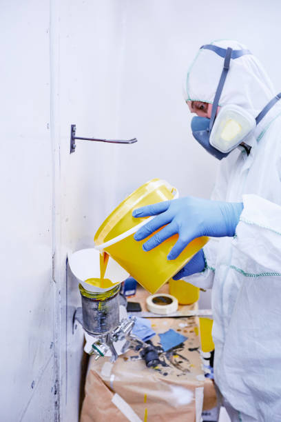 Use a standard cone paint strainer when filling the paint gun cup
