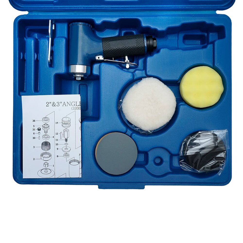 Kit de polidor de ar AS-413PK 3"