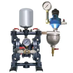 PT-102FR Twin Diaphragm Pump w/Regulator & Filter
