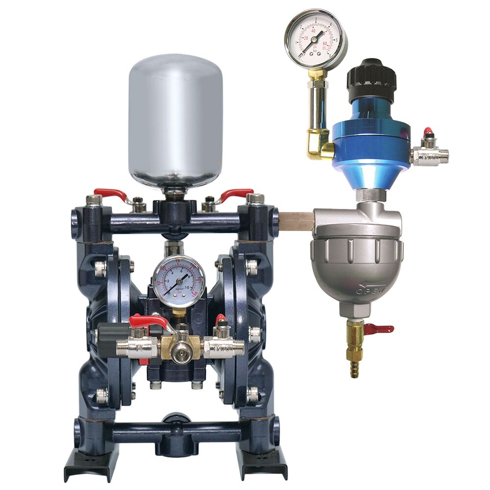 PT-102FR Twin Diaphragm Pump w/Regulator & Filter