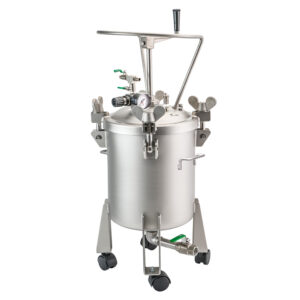 PTS-20MD 20L Dove Type Stainless Pressure Tank /Manual Agitator
